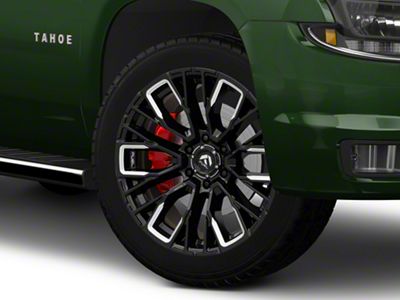 Fuel Wheels Rebar Gloss Black Milled 6-Lug Wheel; 22x12; -44mm Offset (15-20 Tahoe)