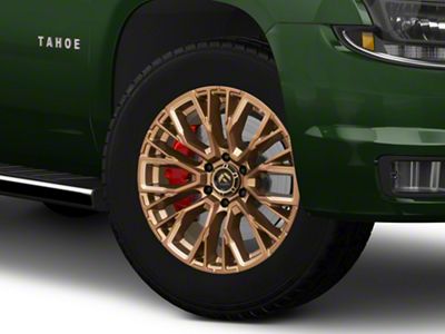 Fuel Wheels Rebar Platinum Bronze Milled 6-Lug Wheel; 20x10; -18mm Offset (15-20 Tahoe)