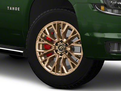 Fuel Wheels Rebar Platinum Bronze Milled 6-Lug Wheel; 20x9; 1mm Offset (15-20 Tahoe)