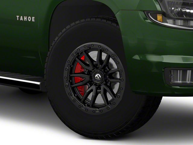 Fuel Wheels Rebel Matte Black 6-Lug Wheel; 17x9; 1mm Offset (15-20 Tahoe)