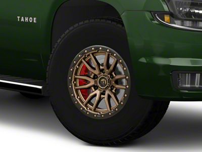 Fuel Wheels Rebel Matte Bronze with Black Bead Ring 6-Lug Wheel; 17x9; -12mm Offset (15-20 Tahoe)