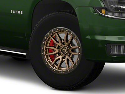 Fuel Wheels Rebel Matte Bronze with Black Bead Ring 6-Lug Wheel; 18x9; -12mm Offset (15-20 Tahoe)