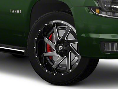 Fuel Wheels Renegade Matte Black Milled 6-Lug Wheel; 22x12; -44mm Offset (15-20 Tahoe)