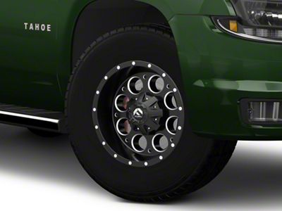 Fuel Wheels Revolver Matte Black Milled 6-Lug Wheel; 18x9; -12mm Offset (15-20 Tahoe)