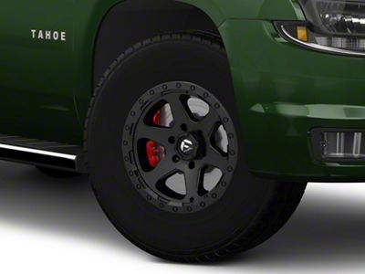 Fuel Wheels Ripper Matte Black 6-Lug Wheel; 17x9; 1mm Offset (15-20 Tahoe)