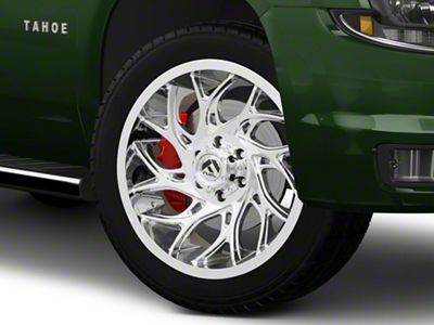 Fuel Wheels Runner Chrome 6-Lug Wheel; 24x12; -44mm Offset (15-20 Tahoe)