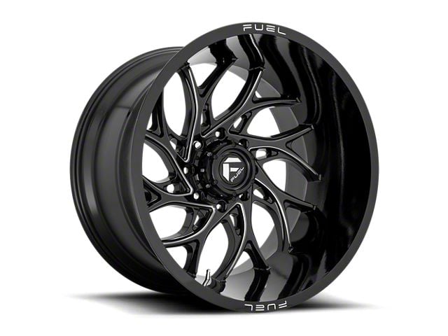 Fuel Wheels Runner Gloss Black Milled 6-Lug Wheel; 24x11; 0mm Offset (15-20 Tahoe)