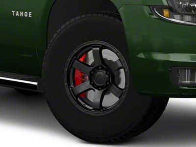 Fuel Wheels Rush Satin Black 6-Lug Wheel; 17x9; -12mm Offset (15-20 Tahoe)