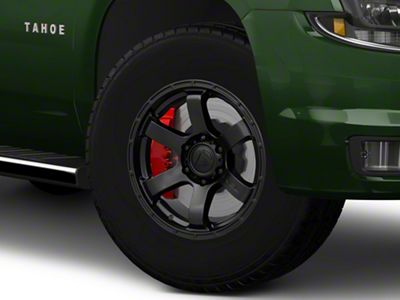 Fuel Wheels Rush Satin Black 6-Lug Wheel; 18x9; -12mm Offset (15-20 Tahoe)