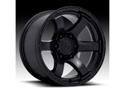 Fuel Wheels Rush Satin Black 6-Lug Wheel; 18x9; 1mm Offset (15-20 Tahoe)
