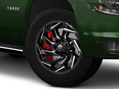 Fuel Wheels SFJ Matte Gunmetal 6-Lug Wheel; 20x12; -44mm Offset (15-20 Tahoe)