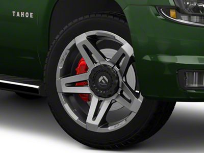 Fuel Wheels SFJ Matte Gunmetal 6-Lug Wheel; 22x14; -75mm Offset (15-20 Tahoe)