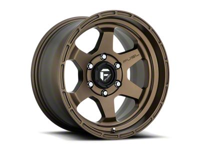 Fuel Wheels Shok Matte Bronze 6-Lug Wheel; 17x9; 1mm Offset (15-20 Tahoe)