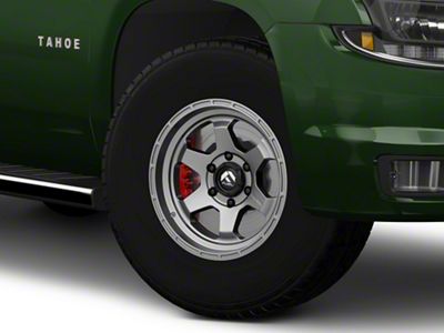 Fuel Wheels Shok Matte Gunmetal 6-Lug Wheel; 17x9; -12mm Offset (15-20 Tahoe)