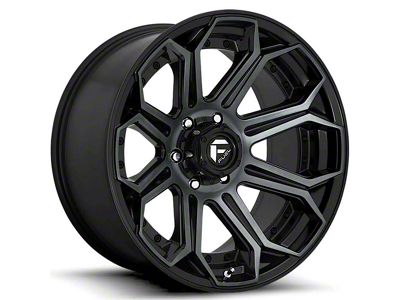 Fuel Wheels Siege Gloss Machined Double Dark Tint 6-Lug Wheel; 20x9; 20mm Offset (15-20 Tahoe)