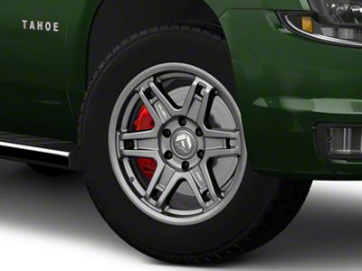 Fuel Wheels Slayer Matte Gunmetal 6-Lug Wheel; 20x9; 1mm Offset (15-20 Tahoe)