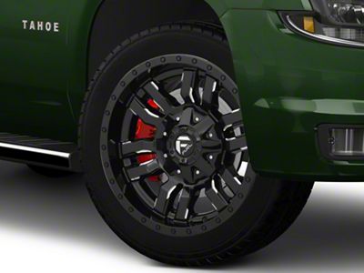 Fuel Wheels Sledge Gloss Black Milled 6-Lug Wheel; 22x9.5; 19mm Offset (15-20 Tahoe)