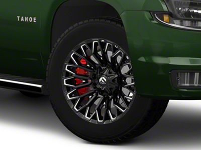 Fuel Wheels Strike Gloss Black Milled 6-Lug Wheel; 20x10; -18mm Offset (15-20 Tahoe)