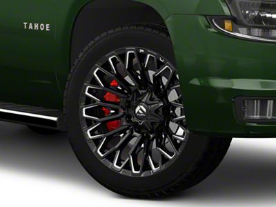 Fuel Wheels Strike Gloss Black Milled 6-Lug Wheel; 22x10; -18mm Offset (15-20 Tahoe)