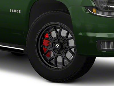 Fuel Wheels Tech Matte Black 6-Lug Wheel; 20x9; 1mm Offset (15-20 Tahoe)