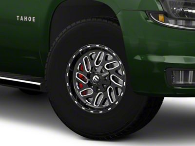 Fuel Wheels Triton Gloss Black Milled 6-Lug Wheel; 17x9; -12mm Offset (15-20 Tahoe)