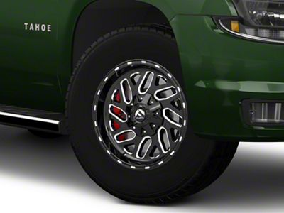 Fuel Wheels Triton Gloss Black Milled 6-Lug Wheel; 18x9; -12mm Offset (15-20 Tahoe)
