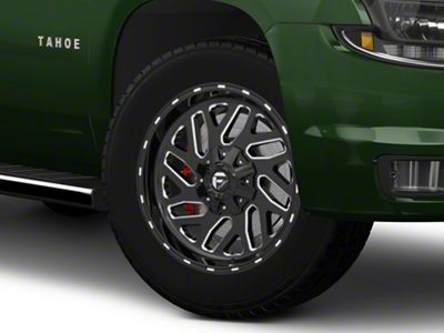 Fuel Wheels Triton Gloss Black Milled 6-Lug Wheel; 20x9; 20mm Offset (15-20 Tahoe)