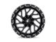 Fuel Wheels Triton Gloss Black Milled 6-Lug Wheel; 22x14; -75mm Offset (15-20 Tahoe)