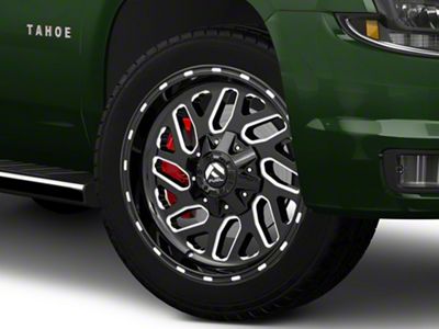 Fuel Wheels Triton Gloss Black Milled 6-Lug Wheel; 22x9.5; 19mm Offset (15-20 Tahoe)