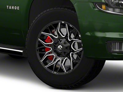 Fuel Wheels Twitch Gloss Black Milled 6-Lug Wheel; 20x9; 1mm Offset (15-20 Tahoe)