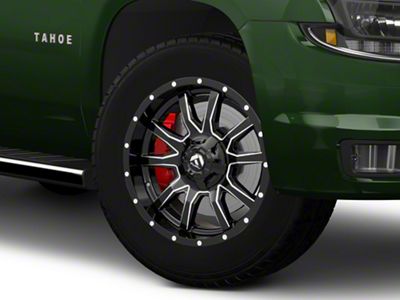 Fuel Wheels Vandal Gloss Black Milled 6-Lug Wheel; 20x10; -19mm Offset (15-20 Tahoe)