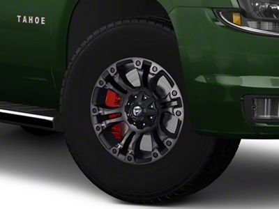Fuel Wheels Vapor Matte Black Double Dark Tint 6-Lug Wheel; 17x9; 20mm Offset (15-20 Tahoe)