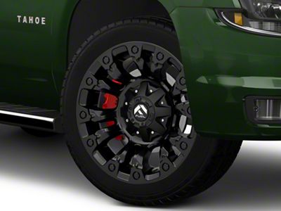 Fuel Wheels Vapor Matte Black 6-Lug Wheel; 22x10; -19mm Offset (15-20 Tahoe)