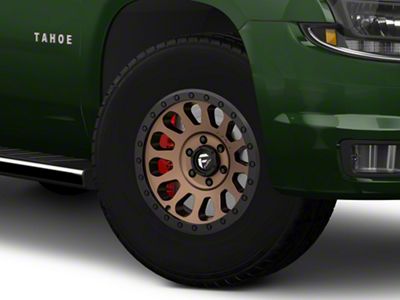 Fuel Wheels Vector Bronze 6-Lug Wheel; 17x9; -12mm Offset (15-20 Tahoe)