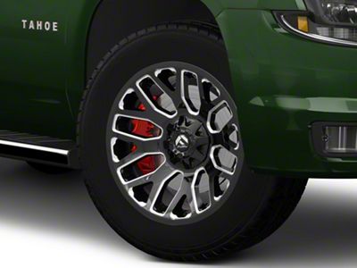 Fuel Wheels Warrior Gloss Black Milled 6-Lug Wheel; 20x10; -18mm Offset (15-20 Tahoe)