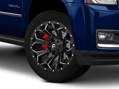 Fuel Wheels Assault Gloss Black Milled 6-Lug Wheel; 20x10; -22mm Offset (15-20 Yukon)