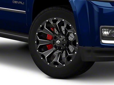 Fuel Wheels Assault Matte Black Milled 6-Lug Wheel; 20x9; 35mm Offset (15-20 Yukon)