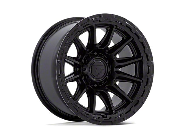 Fuel Wheels Baller Matte Black Double Dark Tint 6-Lug Wheel; 20x9.5; 30mm Offset (15-20 Yukon)