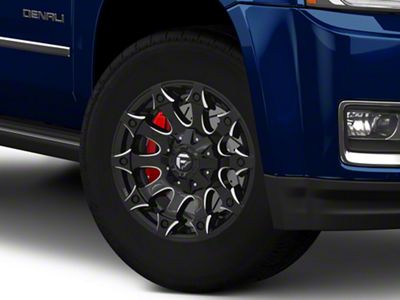 Fuel Wheels Battle Axe Gloss Black Milled 6-Lug Wheel; 18x9; 20mm Offset (15-20 Yukon)