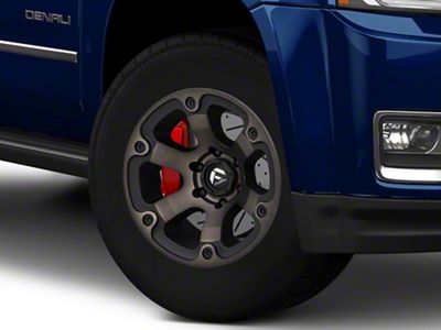 Fuel Wheels Beast Matte Black Machined with Dark Tint 6-Lug Wheel; 18x9; -12mm Offset (15-20 Yukon)