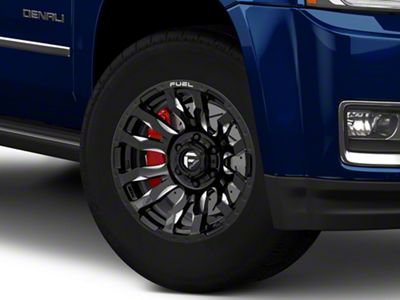 Fuel Wheels Blitz Gloss Black Milled 6-Lug Wheel; 18x9; 1mm Offset (15-20 Yukon)