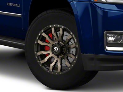 Fuel Wheels Blitz Matte Black Double Dark Tint 6-Lug Wheel; 18x9; 1mm Offset (15-20 Yukon)