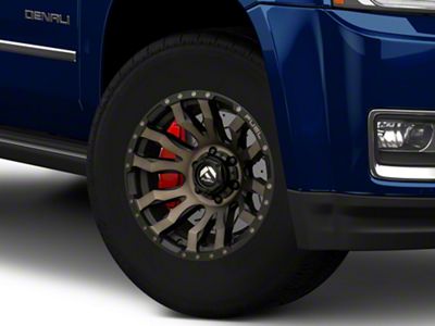 Fuel Wheels Blitz Matte Black with Dark Tint 6-Lug Wheel; 17x9; -12mm Offset (15-20 Yukon)