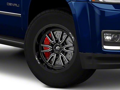 Fuel Wheels Clash Gloss Black Milled 6-Lug Wheel; 18x9; 1mm Offset (15-20 Yukon)
