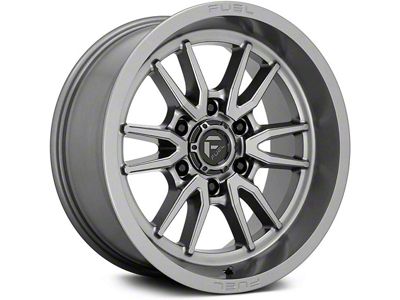 Fuel Wheels Clash Gunmetal 6-Lug Wheel; 18x9; 1mm Offset (15-20 Yukon)