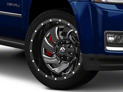 Fuel Wheels Cleaver Gloss Black Milled 6-Lug Wheel; 22x10; -13mm Offset (15-20 Yukon)