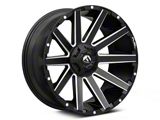 Fuel Wheels Contra Matte Black Milled 6-Lug Wheel; 20x9; 19mm Offset (15-20 Yukon)