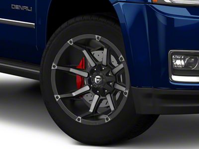 Fuel Wheels Coupler Matte Black Machined 6-Lug Wheel; 20x9; 20mm Offset (15-20 Yukon)