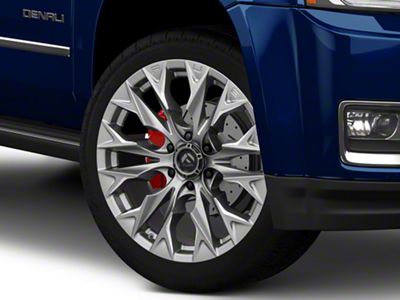 Fuel Wheels Flame Platinum 6-Lug Wheel; 22x10; -18mm Offset (15-20 Yukon)