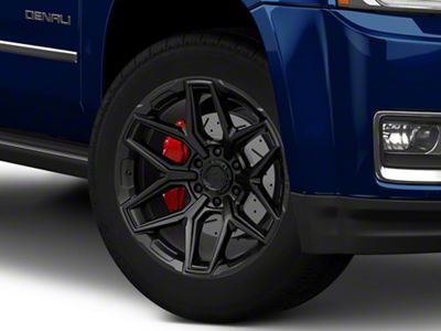 Fuel Wheels Flux Blackout 6-Lug Wheel; 20x9; 20mm Offset (15-20 Yukon)